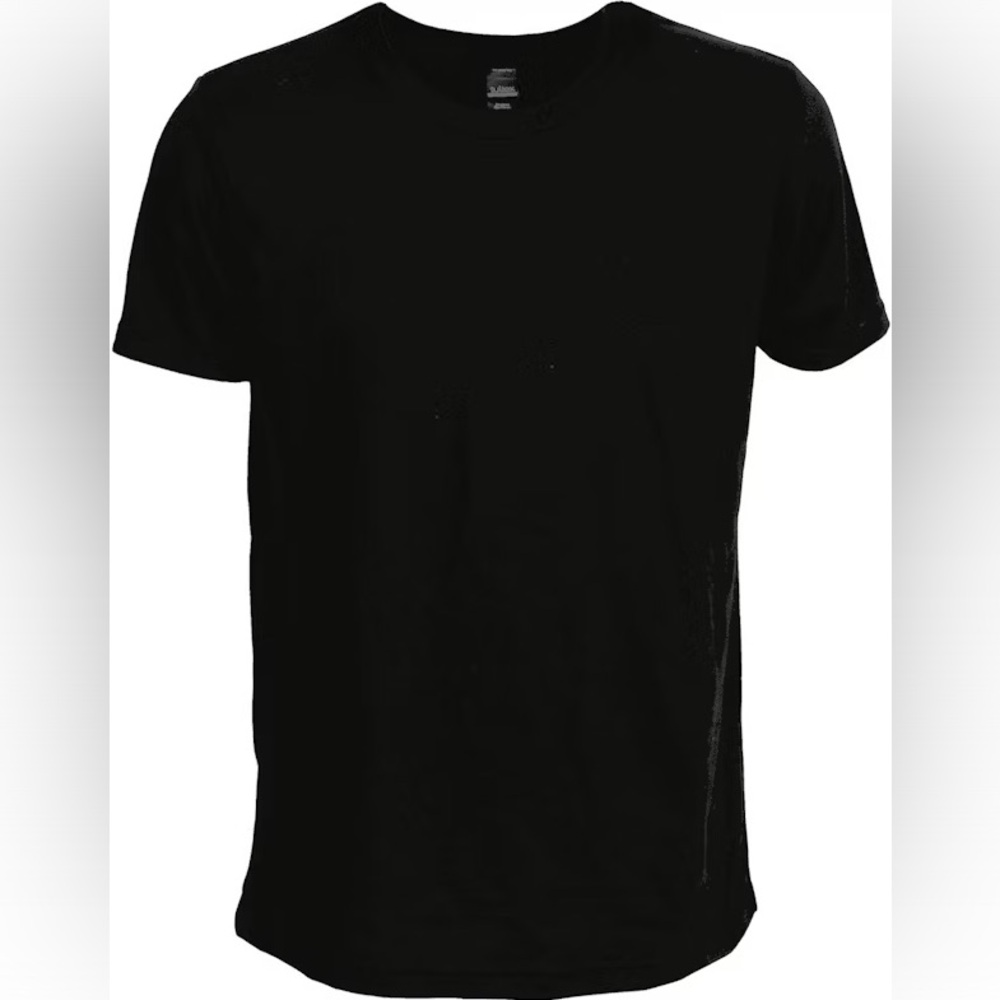 Tultex Black Cotton Tee